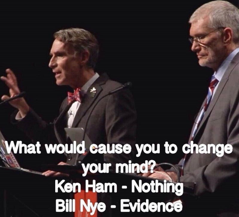 Ken Ham Nothing Bill Nye Evidence